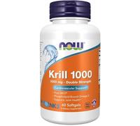 NOW Foods | Krill Oil- 1000mg Double Strength | 1 x 60 softgels