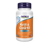 Now Foods, Krill Oil & Coq10 Heart Support, 60 Soft Gels