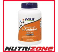 Now Foods L-Arginine 1000mg Essential Amino Acid Nitric Oxide Booster 120 tablet
