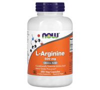 NOW Foods L-Arginine, 500mg - 250 Capsules
