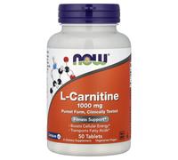 NOW Foods, L-Carnitine, 1,000 mg, 50 Tablets - 100 Tablets, Fresh Stock Free P&P