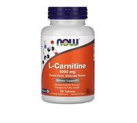 NOW Foods, L-Carnitine, 1,000 mg, 50 Tablets, Exp: 05/2029