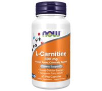 Now Foods, L-Carnitine, 500 mg, 60 Veg Capsules