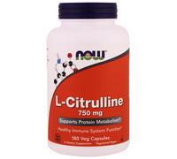 Now Foods, L-Citrulline, 750 mg, 180 Capsules