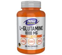 NOW Foods L-Glutamine Double Strength 1000 mg Muscle Recovery 120 Capsules Vegan