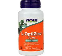NOW Foods L-OptiZinc, 30mg - 100 vcaps