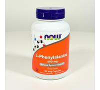 NOW Foods L-Phenylalanine 500mg 120 Veg Capsules Healthy Nervous System - SEALED