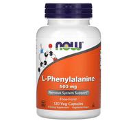 NOW Foods L-Phenylalanine 500mg - 120 Veg Capsules | Nervous System Support