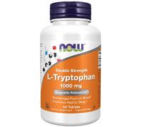 Now Foods, L-Tryptophan, Double Strength, 1,000 mg, 60 Tablets