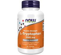 Now Foods, L-Tryptophan, Double Strength, 1,000 mg, 60 Tablets