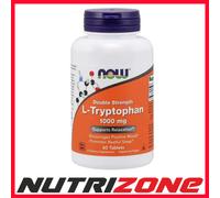 Now Foods L-Tryptophan 1000mg Double Strength Relaxation Mood Support 60 tablet