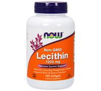 Now Foods Softgels – Lecithin 1200 mg – Non-GMO – 100 Softgels