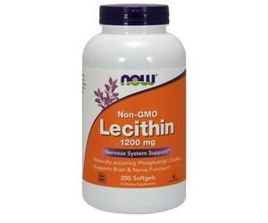 NOW Foods Lecithin, 1200mg Non, GMO Free P&P