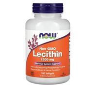 Now Foods - Lecithin 1200mg Non-GMO | Supports Brain and Liver Health - 100 Softgels