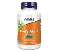 NOW Foods Lion's Mane 500mg Capsules 60 Capsules