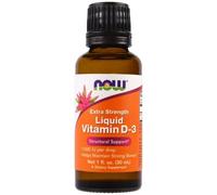 Now Foods, Liquid Vitamin D-3, Extra Strength, 1,000 IU, 1 fl oz (30 ml)