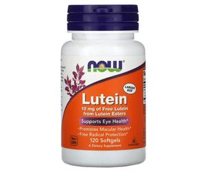 NOW Foods Lutein Eye Care 10mg Softgels - 120 Softgels