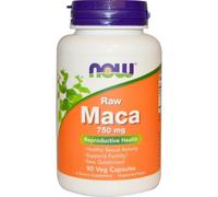NOW Foods Maca Raw 750mg 90 Veggie Caps | Reproductive Health For Men and Women