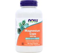 NOW Foods Magnesium, 400mg - 180 vcaps