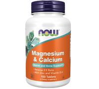 Now Foods Magnesium & Calcium + Zinc + Vit D3 100 Tab