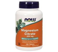 NOW Foods Magnesium Citrate Tablets 200 mg — 100 Tablets