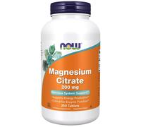 NOW Foods Magnesium Citrate, 200mg - 250 tablets