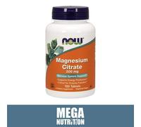 NOW Foods Magnesium Citrate 200mg 100 Tablets | Cardiovascular Nervous System
