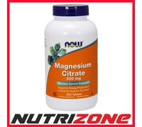 Now Foods Magnesium Citrate 200mg Nervous System Support - 250 tablets