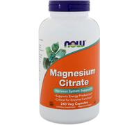 Now Foods, Magnesium Citrate, 240 Veg Capsules