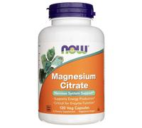 NOW Foods Magnesium Citrate 400mg Capsules 120 Capsules