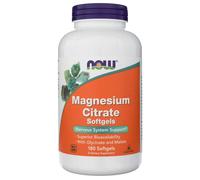 NOW Foods Magnesium Citrate Glycinate Malate 180 Softgels Nervous System Support