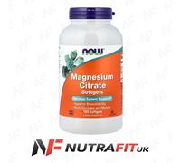 NOW FOODS MAGNESIUM CITRATE glycinate malate oxide super bioavailbility softgels