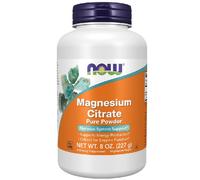 NOW Foods Magnesium Citrate, 227g(Pure Powder)