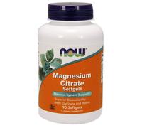 NOW Foods | Magnesium Citrate Softgels | 1 x 90 softgels