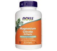 NOW Foods Magnesium Citrate Softgels, 90 softgels