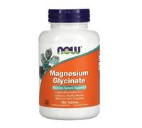 NOW Foods, Magnesium Glycinate180 Tablets (100mg Per Tablet)