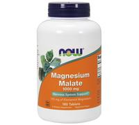 Now Foods Magnesium Malate - 1000mg - 180 Tablets for Nervous System Support