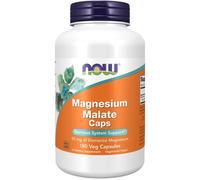 Now Foods, Magnesium Malate Caps, 180 Veg Capsules