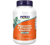 NOW Foods Magnesium & Potassium Aspartate With Taurine 120 Capsules