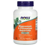 NOW Foods Magnesium & Potassium Aspartate with Taurine - 120 vcaps