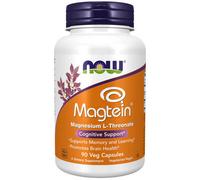 Now Foods Magtein Magnesium L-Threonate 2000 mg — 90 Veg Capsules — Exp 2026