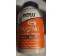 NOW FOODS, MAGTEIN, MAGNESIUM L-THREONATE, 90 VEG CAPSULES - EXPIRY: 2026