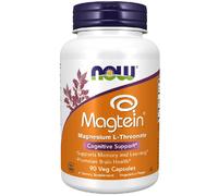 Now Foods Magtein Magnesium L-Threonate 2000 mg — 90 Veg Capsules — Exp 2026