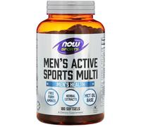 Now Foods Men's Active Sports Multi, 180 sgels (Pack of 1)