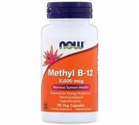 Now Foods, Methyl B-12, 5,000 mcg, 90 Veg Capsules