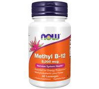 NOW Foods Methyl B-12 with Folic Acid, 5000mcg , 60 lozenges