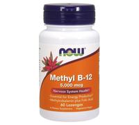 NOW Foods | Methyl B-12 with Folic Acid- 5000mcg | 1 x 60 lozenges