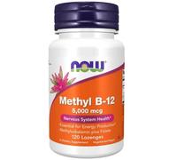 NOW Foods Methyl B-12 With Folic Acid Lozenges 5000mcg - 120 Loz