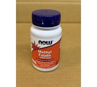 NOW Foods Methyl Folate 1,000mcg 90 Tablets Co-Enzyme Vitamin B (BBE: 06/2026)