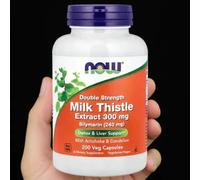 NOW Foods Silymarin with Artichoke & Dandelion, 300mg, 200 vcaps